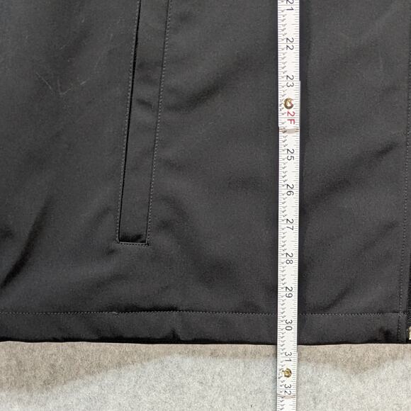 St John’s Bay Men’s XXL Gray Full Zip Vest Fleece Lined Casual - Picture 6 of 8